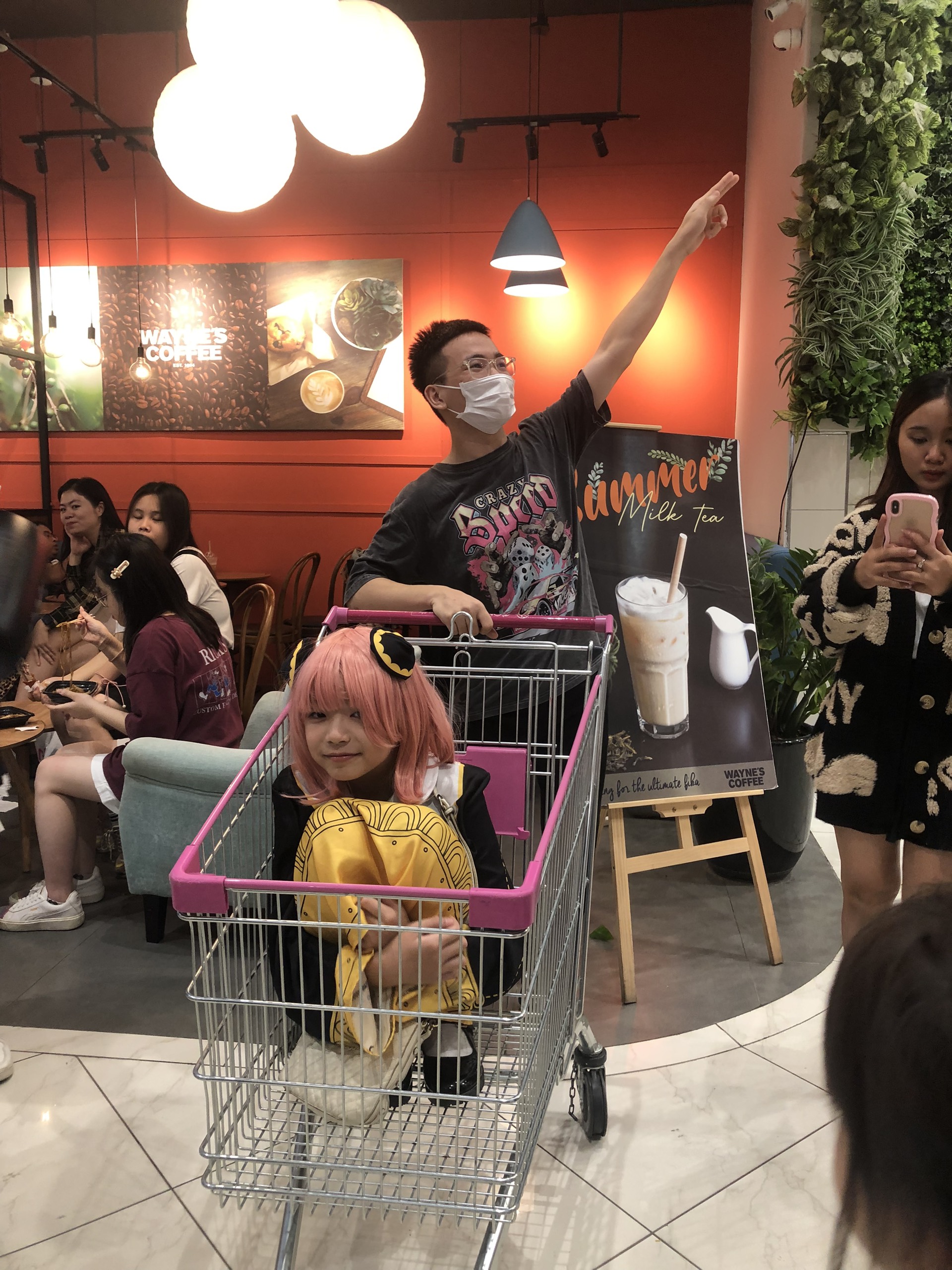 ManhHDC attending a cosplay festival