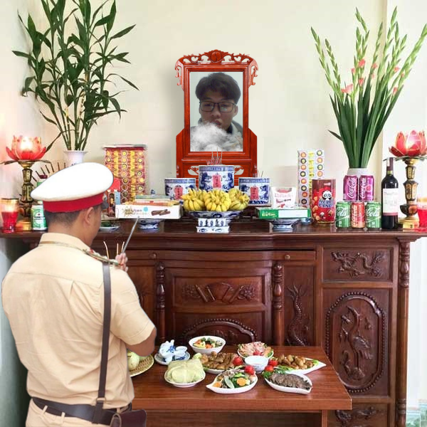 Le Ha Anh Duc's altar