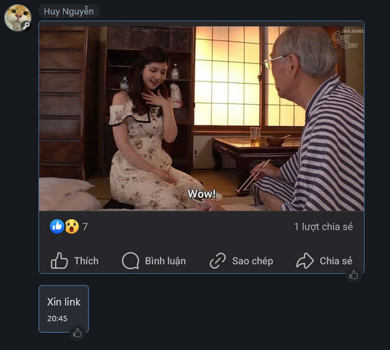 Huy Nguyen asking for JAV links