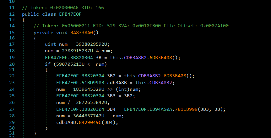 Obfuscated C# code